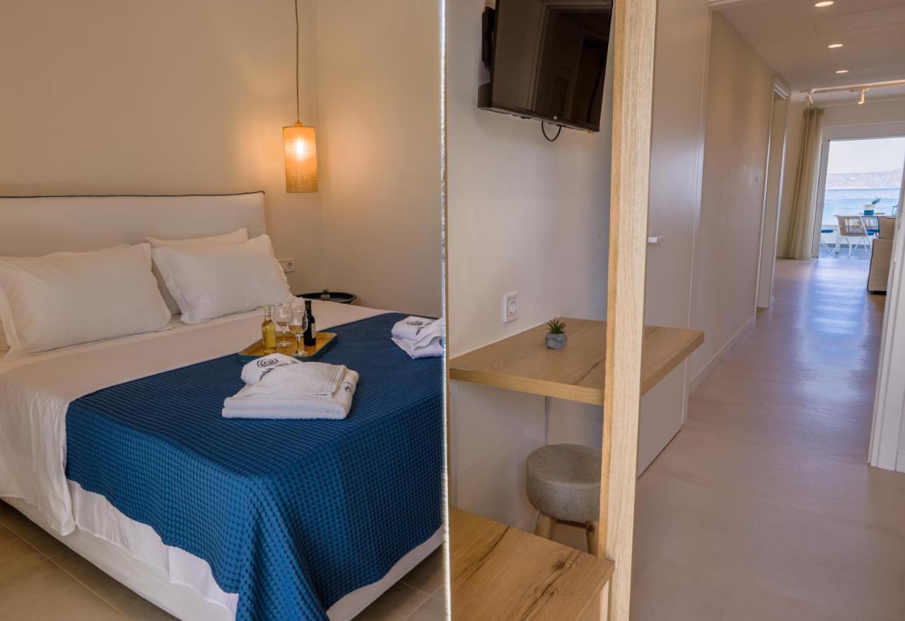 La Mer Bleue Beachfront Boutique Apartments Vrachati Luaran gambar